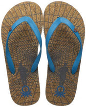 Load image into Gallery viewer, BENETTON BLUE FLIP FLOP
